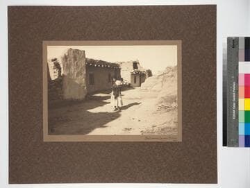 Sichomovi Street Scene. Hopi