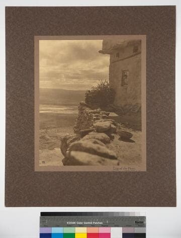 Edge of the Mesa. Painted Desert at left. Hopi