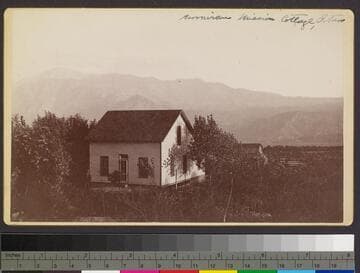 Moravian Mission Cottage. Potrero