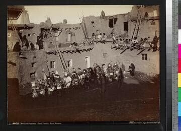 Masked Dancers, Zuni Pueblo, New Mexico