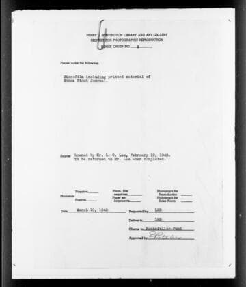 Journal of Hosea Stout, vol.8, [microform]: 1829-1889