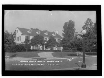 Residence of Marie Dressler, Beverly Hills, Cal
