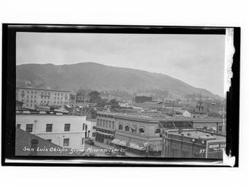 San Luis Obispo from Mission Tower