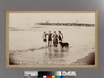 Thanksgiving Day at Redondo Beach, Cal