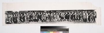 Annual "Bathing Girl Parade." Balboa Beach, Cal. June 20, 1920
