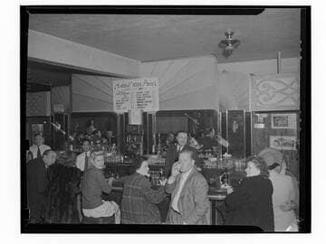 Melrose Tavern bar and cocktail menu, Hollywood