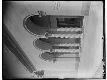Exterior detail, First National Bank, Artesia, California