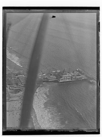 Aerial view of the Abbot Kinney Pier Venice, California