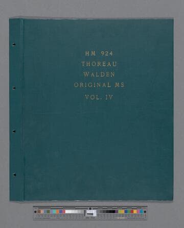 Walden; or, life in the woods, [1854], Vol. 4