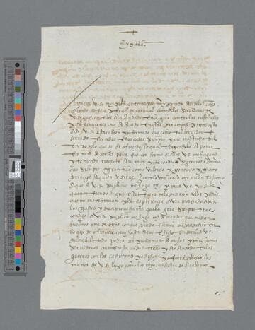 Gerónimo de Soria letter to Gonzalo Pizarro
