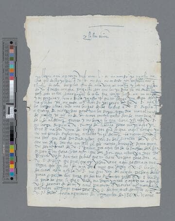 Francisco Ortiz letter to Gonzalo Pizarro