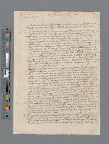 Pedro de la Gasca, Bishop, document to "Muy Ilustre y muy magnífico señor:" Report on voyage to Peru and early action