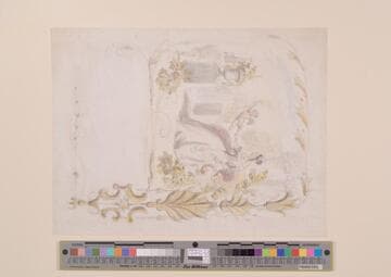 Frontispiece with a Lady and Cupid