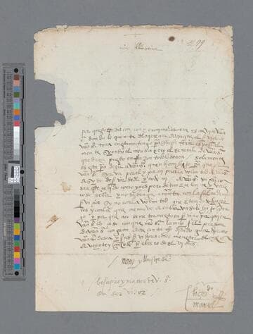 [-----] Martel (Licenciado) letter to Gonzalo Pizarro