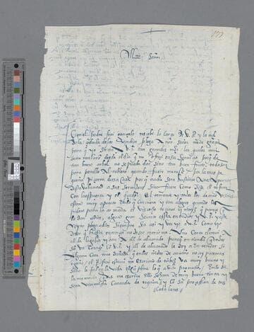 Pedro Muñoz letter to Gonzalo Pizarro