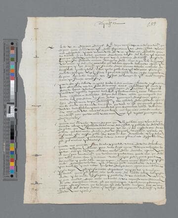Pedro de la Gasca, Bishop, copy of letter to "Muy magnifico Señor"