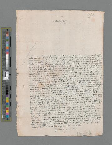 Francisco de Santana letter to Gonzalo Pizarro