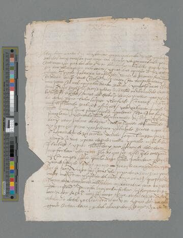 Ventura Beltran letter to Juan de Silveira