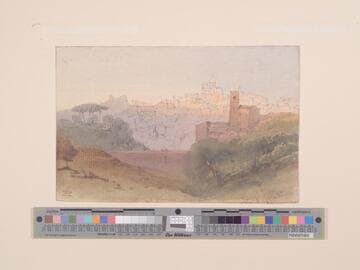 Italian Landscape; Piazza, Sicily (?)