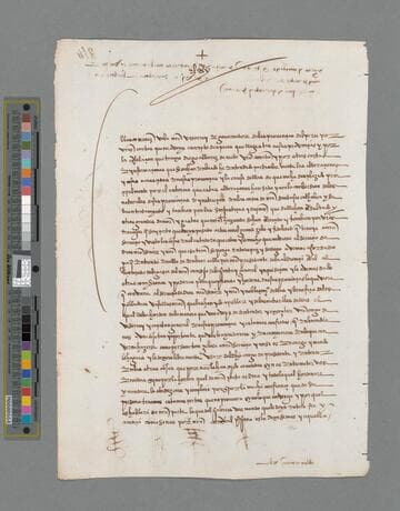 Carlos V, Emperor of Germany and King of Spain, document to Blasco Núñez Vela