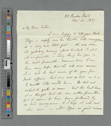 Briggs, Henry Perronet. Letters to Catharina M. Briggs