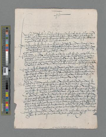 Gonzalo Pizarro letter to Francisco de Carvajal