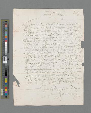 Juan Marquez letter to Pedro de Puelles