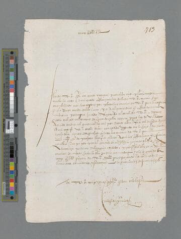 San Pedro de Irvisto letter to Gonzalo Pizarro