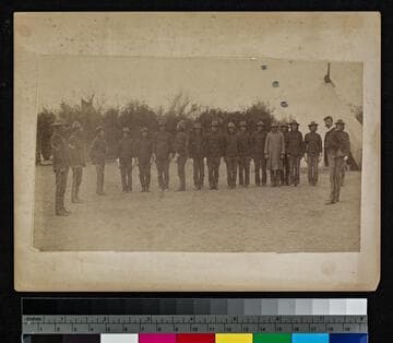 J. M.M. Blunt & Indian Company at Fort Elliott, Texas