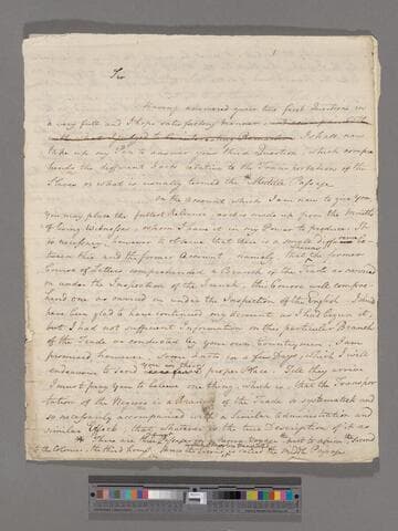 Clarkson, Thomas. Letter to [Honoré Gabriel Riquetti], Comte de Mirabeau