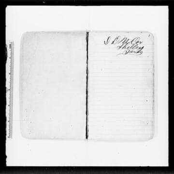 Family records and diary of Delaun Cox Mills [microform]: approximately 1873-1900