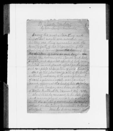 Statements on Oliver Cowdery and a Mormon pioneer company [microform]: after 1844