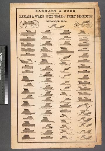Carhart & Curd, dealers in carriage & wagon wood work of every description Macon, GA