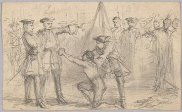 Soldier Pleading for Mercy