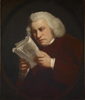 Portrait of Samuel Johnson ("Blinking Sam")