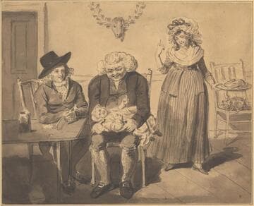 Husband Highly Delighted with his Supposed Fruits