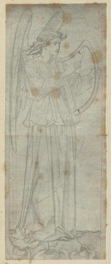 Minstrel Angel with Harp