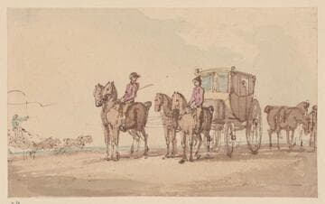 A Coach and Four at Rest