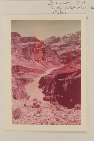 Looking upriver to Hance Rapid from the asbestos mine