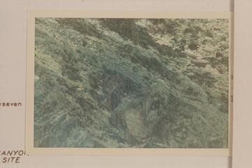 Climbing route out of inner gorge just below the Tapeats as used by Ervin in 1931