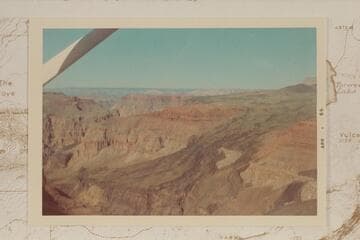 Lava flows down river from approximately Mile 180