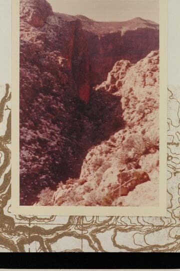 Redwall drop-off in Robbers Roost; Diamond Creek