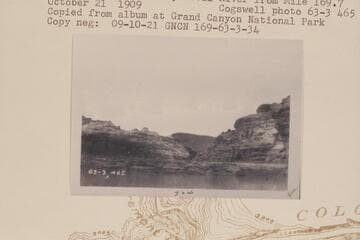 The mouth of the Dirty Devil River from Mile 169.7