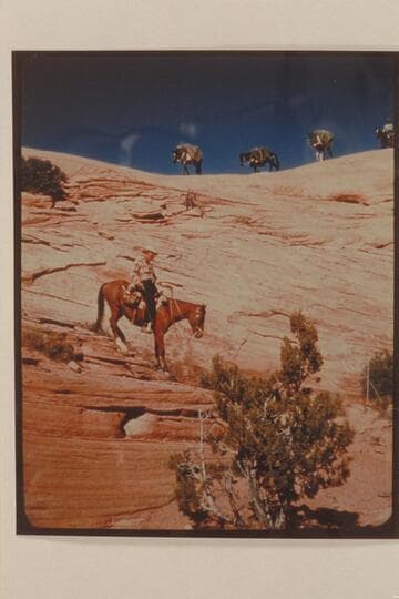Riding down into Surprise Valley from the Bald Heads.  Masland in the middle foreground