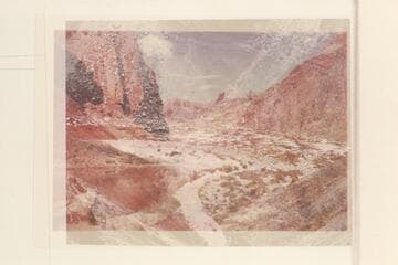 Up river from head of Hance Rapid