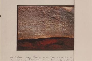 Registry near the Zahn placer operation, San Juan River