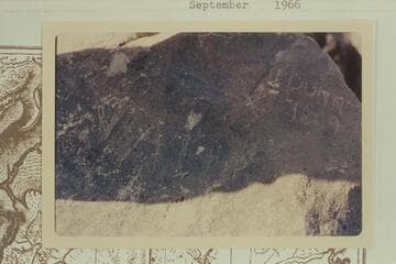 Dunn 1869.  Inscription on Mt. Dellenbaugh