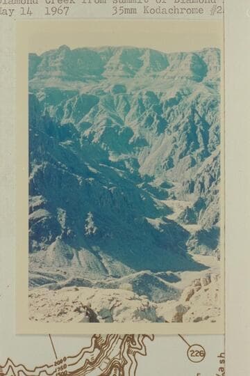 Diamond Creek from summit of Diamond Peak