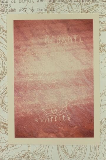 Inscriptions of Bartl, Achlump and Griffith at Mile 75.5-76