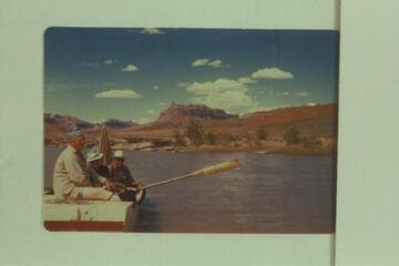 Paul B. English; Skipper Frost; Kenneth Willison.  San Juan trip with Frost Expeditions.  Early in July